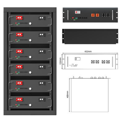 Σπίτι Powerwall 20Kwh 50Kwh 60Kwh Ηλιακή μπαταρία αποθήκευσης 200Ah